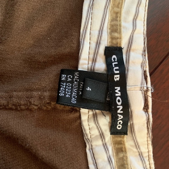 Brown corduroy pants from Club Monaco - Picture 3 of 3